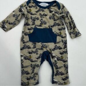 5/$25 JAXXWEAR motorcycle baby boy  3-6 month outfit
